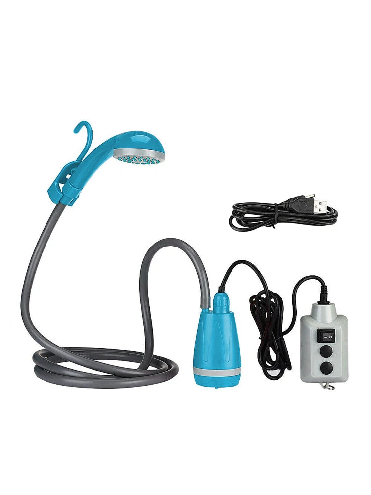Portable Camping Shower - Rechargeable Outdoor Shower Pump