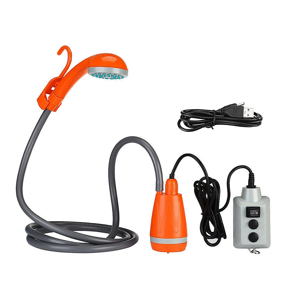 Portable Camping Shower - Rechargeable Outdoor Shower Pump